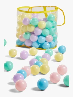 CloudberryCastle Boldbassiner*Cloudberry Castle Bløde Bolde 100 Stk, Pastell Flerfarvet