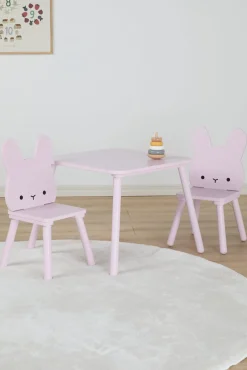 Børn CloudberryCastle Børnemøbler>Cloudberry Castle Bord & Stole, Kanin