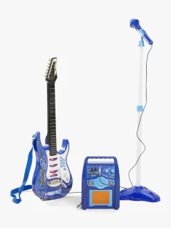 CloudberryCastle Cloudberry Castle Legetøjsguitar med Mikrofon & Højttaler, Blå