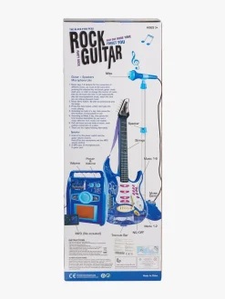 CloudberryCastle Cloudberry Castle Legetøjsguitar med Mikrofon & Højttaler, Blå