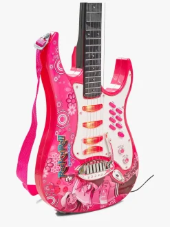 CloudberryCastle Musikinstrumenter*Cloudberry Castle Legetøjsguitar med Mikrofon & Højttaler, Pink Lyserød