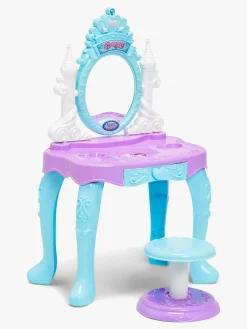 CloudberryCastle Rolleleg>Cloudberry Castle Sminkebord m. Lyd & Lys, Isblå