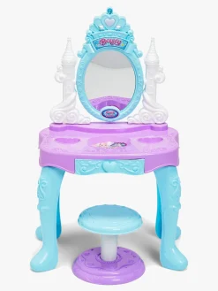 CloudberryCastle Rolleleg>Cloudberry Castle Sminkebord m. Lyd & Lys, Isblå