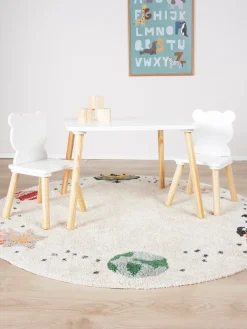 Børn CloudberryCastle Cloudberry Castle WOODY Bord & Stole, Hvid