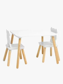 Børn CloudberryCastle Cloudberry Castle WOODY Bord & Stole, Hvid