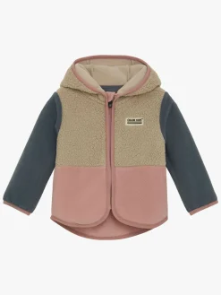 Børn ColorKids Color Kids Teddy Fleecetrøje Baby, Woodrose