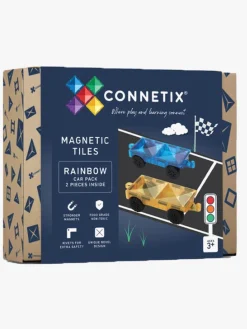 Connetix Byggesæt & Lego*Rainbow Magnetiske Byggeklodser Bilpakke 2-pak