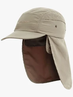 Børn Craghoppers Uv & Strand>Unisex NosiLife Insektafvisende UV-Kasket, Pebble