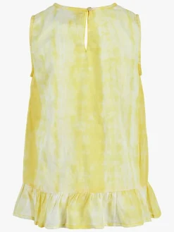Creamie Overdele*Tie Dye Top, Popcorn