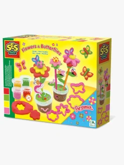 SES Creative Modellervoks Blomster og Sommerfugle