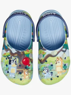 Børn Crocs Sandaler & Klipklapper>Bluey Classic Kids Clogs, Multi