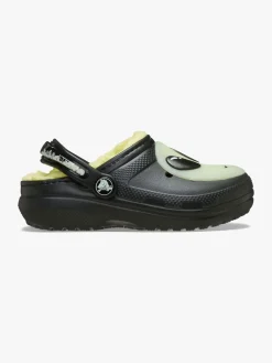 Børn Crocs Hjemmesko>Classic Alien Kids Forede Hjemmesko, Black