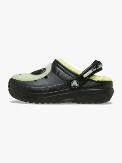 Børn Crocs Hjemmesko>Classic Alien Kids Forede Hjemmesko, Black