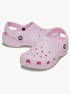 Børn Crocs Classic Clogs, Pink Milk
