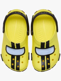 Børn Crocs Classic IAM Race Car Kids Clogs, Cyber Yellow