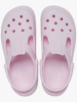 Børn Crocs Classic Mary Jane Clogs, Pink Milk