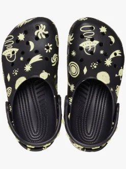 Børn Crocs Hjemmesko></noscript>Classic Sko, Glow Space