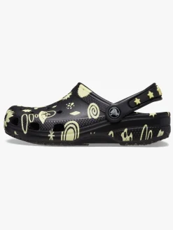 Børn Crocs Hjemmesko></noscript>Classic Sko, Glow Space