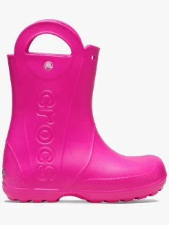 Børn Crocs Handle It Gummistøvler, Pink Crush