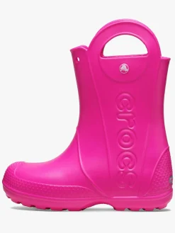 Børn Crocs Gummistøvler>Handle It Kids Gummistøvler, Pink Crush