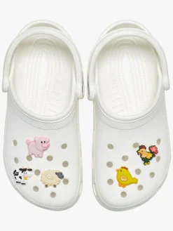 Børn Crocs Skotilbehør></noscript>Jibbitz  Farm Friend Animals Skodekorationer 5-pak