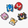 Børn Crocs Jibbitz Sonic The Hedgehog 5-pak
