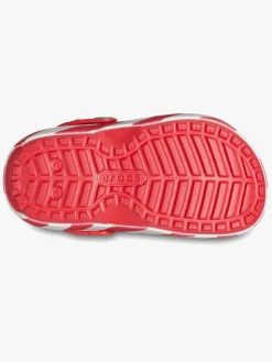 Børn Crocs Mickey Mouse Classic Xmas Linjerede Hjemmesko, Multi