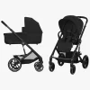 Cybex Duo- & Kombivogne>BALIOS S Lux Duovogn, Moon Black/Black