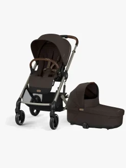 Cybex Duo- & Kombivogne*BALIOS S Lux Klapvogn inkl. Liggedel, Taupe/Chocolate Brown
