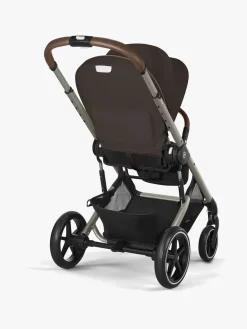 Cybex Klapvogne></noscript>BALIOS S Lux Klapvogn, Taupe/Chocolate Brown
