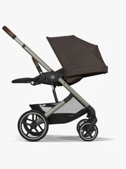 Cybex Klapvogne></noscript>BALIOS S Lux Klapvogn, Taupe/Chocolate Brown