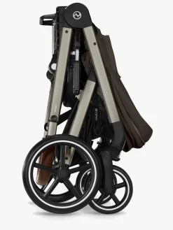 Cybex Klapvogne></noscript>BALIOS S Lux Klapvogn, Taupe/Chocolate Brown