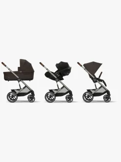 Cybex Klapvogne></noscript>BALIOS S Lux Klapvogn, Taupe/Chocolate Brown