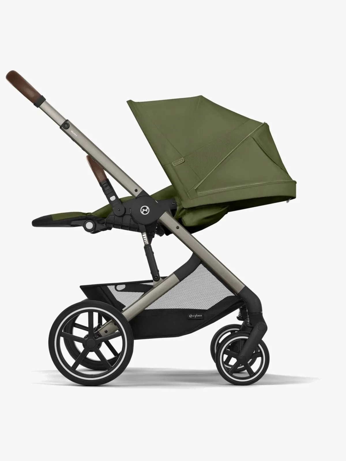 Cybex Klapvogne>BALIOS S Lux Klapvogn, Taupe/Moss Green