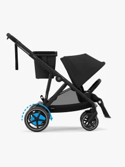 Cybex Duo- & Kombivogne*e-GAZELLE S Duovogn inkl. Cloud G i-Size Plus & Base, Moon Black