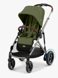 Cybex e-Gazelle S Duovogn inkl. Cloud G i-Size Plus & Base, Moss Green/Taupe
