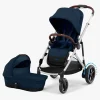 Cybex Duo- & Kombivogne>e-Gazelle S Duovogn, Ocean Blue/Silver
