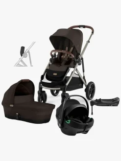 Cybex Duo- & Kombivogne>e-Gazelle S Duovogn inkl. Axkid GOKID Autostol Baby & Base, Chocolate Brown/Taupe