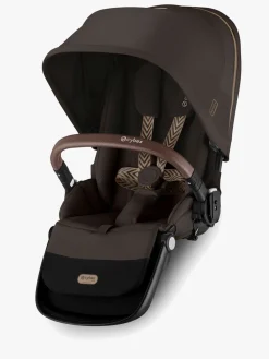 Cybex Søskendevogne>e-Gazelle S Søskendevogn inkl. Liggedel, Chocolate Brown/Taupe