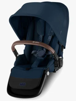 Cybex Søskendevogne>e-Gazelle S Søskendevogn, Ocean Blue/Silver