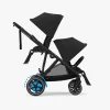 Cybex e-Gazelle S Søskendevogn, Moon Black/Black