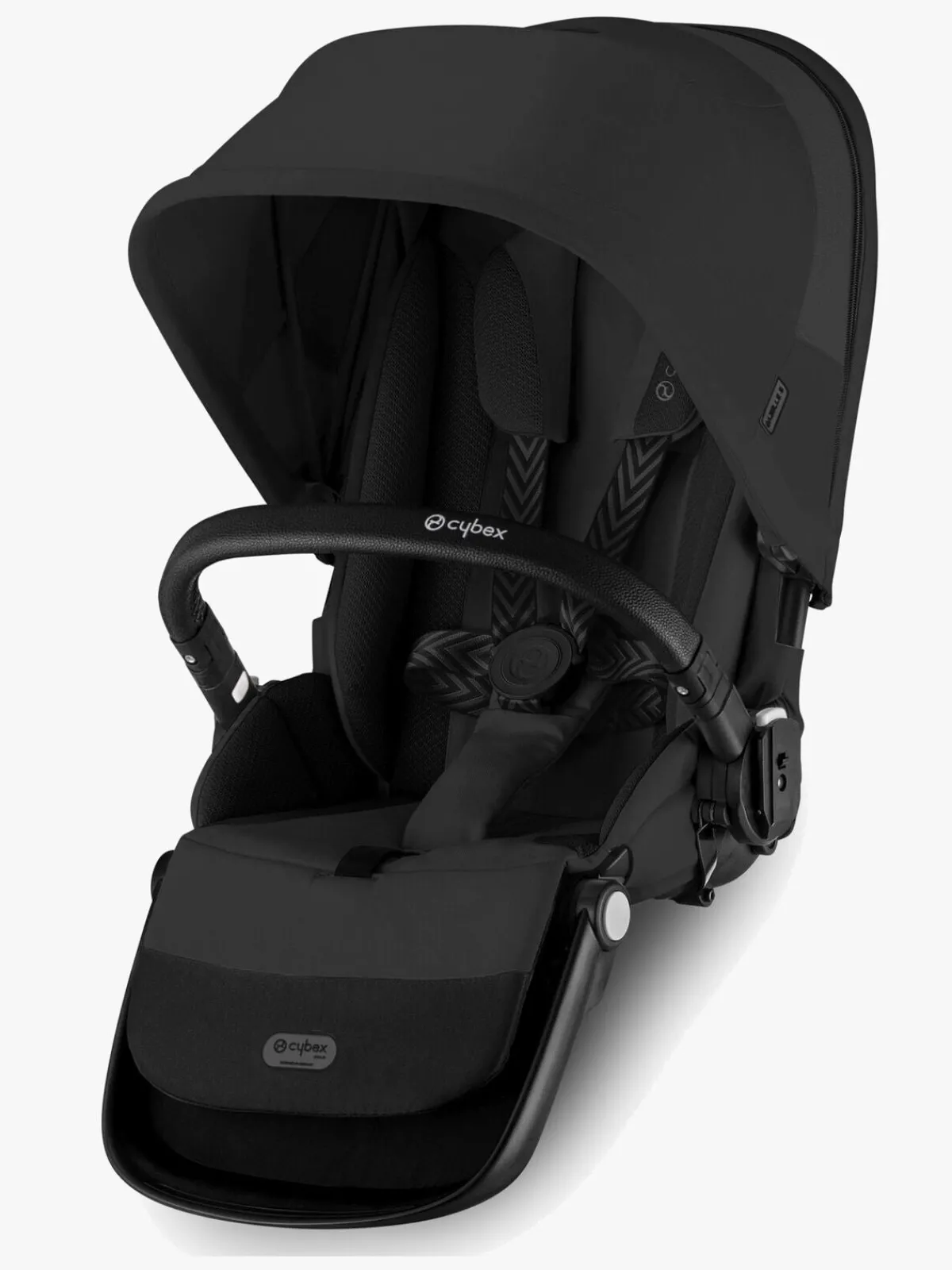 Cybex e-Gazelle S Søskendevogn, Moon Black/Black