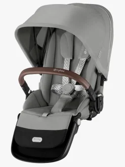 Cybex Søskendevogne>e-Gazelle S Søskendevogn, Stone Grey/Silver
