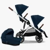 Cybex Søskendevogne>GAZELLE S Søskendevogn, Ocean Blue/Silver