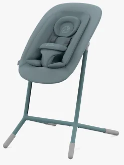 Cybex Højstole & Tilbehør*Lemo 4-in-1 Højstol inkl. Skråstol, Babysæt og Bakke, Stone Blue Blå