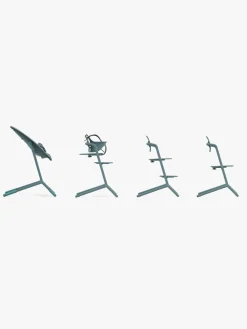 Cybex Højstole & Tilbehør*Lemo 4-in-1 Højstol inkl. Skråstol, Babysæt og Bakke, Stone Blue Blå