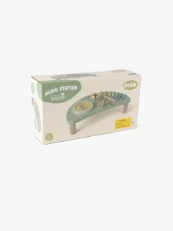 Dantoy Motorisk Legetøj>Musikstation Wood In Gift Box