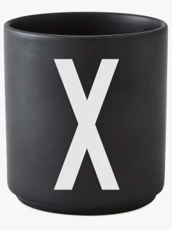 DesignLetters Spisetid*Design Letters Kop Porcelæn X, Sort