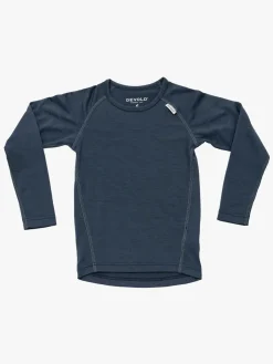 Børn Devold Undertøj|Uldtøj>Breeze Merino Skiundertrøje Kid, Night
