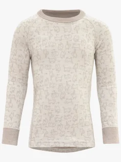 Devold Undertøj|Uldtøj*DUO ACTIVE Skiundertrøje Merinould Kid, Raw White